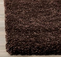 Modern Brown Shaggy Hall Carpet